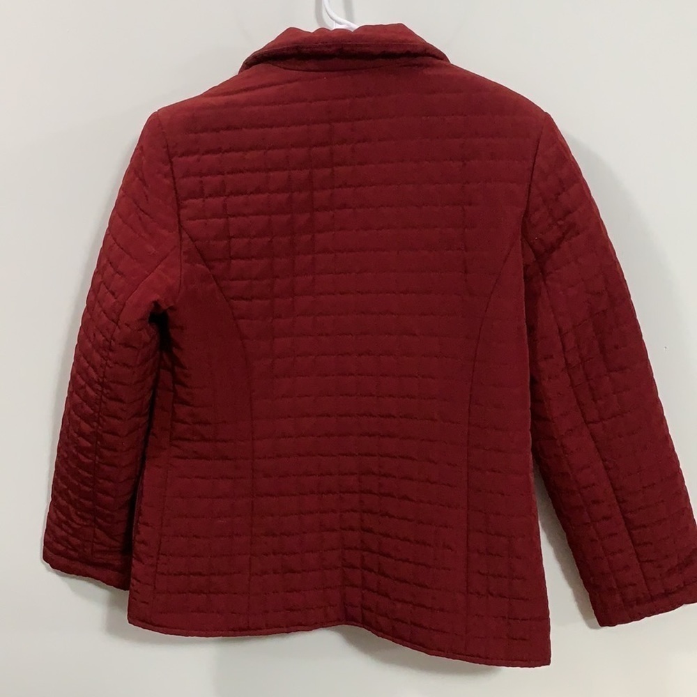 Women’s George brand Red quilted jacket Size Medium (8/10) very good condition. - Picture 3 of 5
